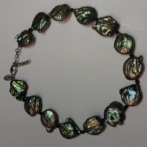Erica Zap coin pearl necklace